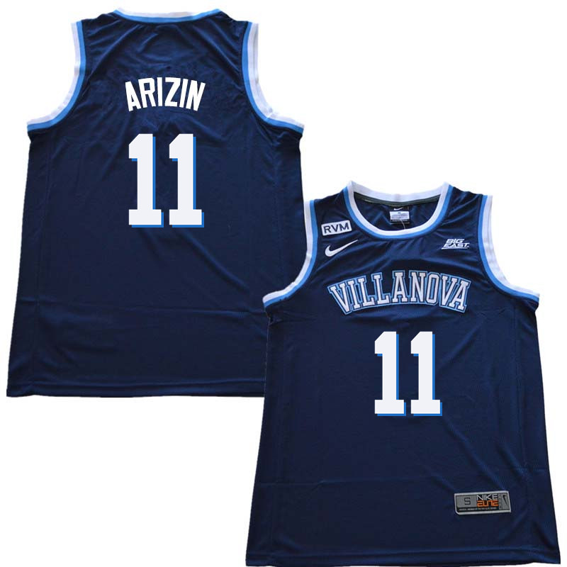 2018 Men #11 Paul Arizin Willanova Wildcats College Basketball Jerseys Sale-Navy - Click Image to Close